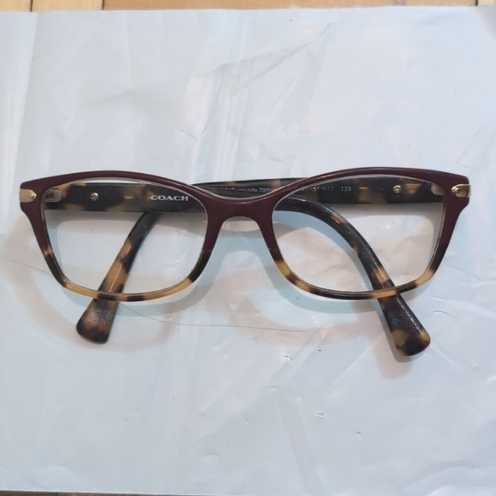 Coach HC6065 Burgundy tortoise eyeglasses